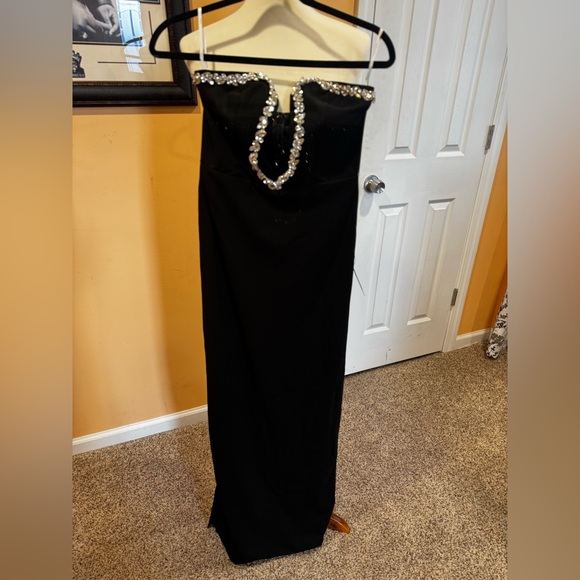 Strapless Rhinestone Gown - Picture 4 of 4